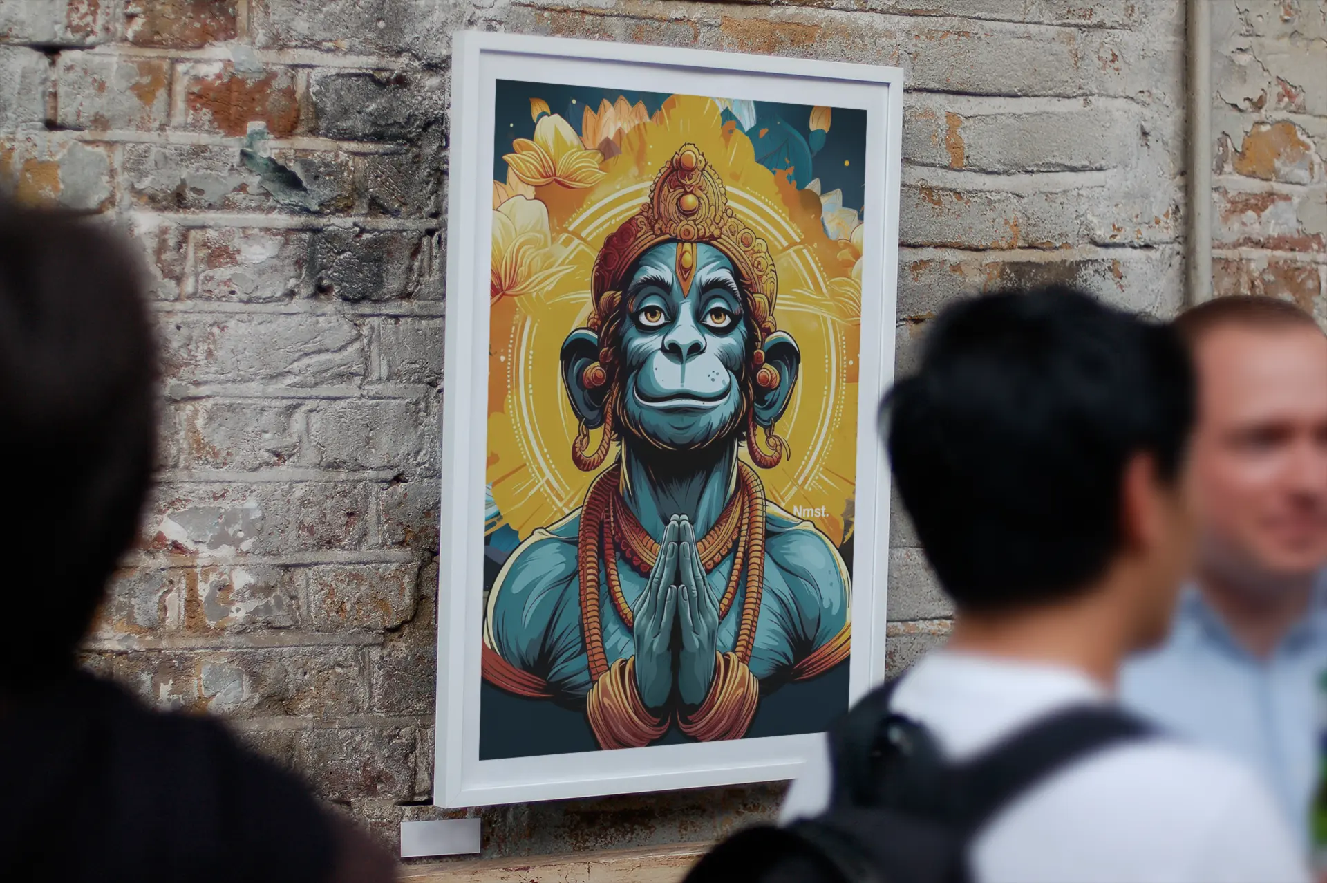 Hanuman symbolisiert die Kraft der Hingabe, des Mutes und der Selbstlosigkeit.